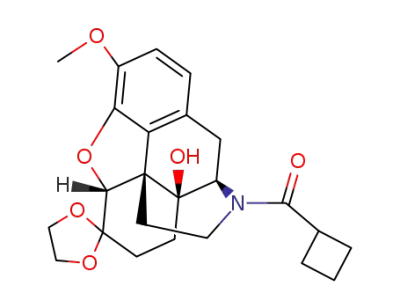 17-cyclobutanecarbonyl-4,5α-epoxy-6,6-ethanediyldioxy-3-methoxy-morphinan-14-ol