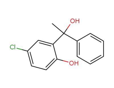 chloro-5 hydroxy-2 α-methyl α-phenyl benzene methanol