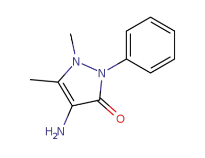 4-amino-2,3-dimethyl-1-phenylpyrazolin-5-one