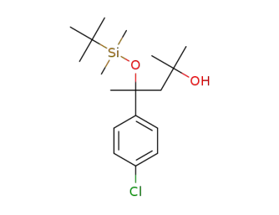 4-((tert-butyldimethylsilyl)oxy)-4-(4-chlorophenyl)-2-methylpentan-2-ol
