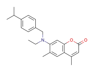 7-[ethyl-(4-isopropyl-benzyl)-amino]-4,6-dimethyl-chromen-2-one