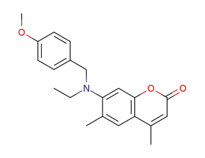 7-[ethyl-(4-methoxy-benzyl)amino]-4,6-dimethyl-chromen-2-one