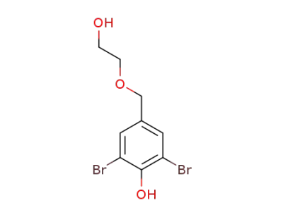 2,6-dibromo-4-((2-hydroxyethoxy)methyl)phenol